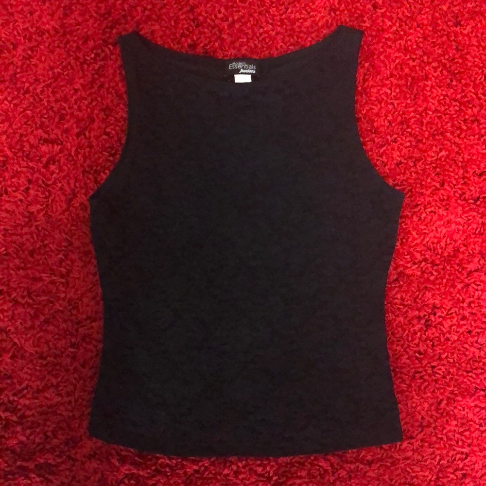 Black lace tank top
